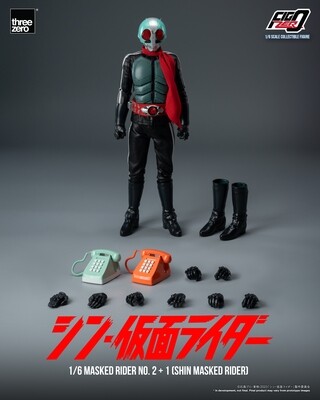 PRE-ORDER ThreeZero SHIN MASKED RIDER - FigZero 1/6 Masked Rider No.2+1 (SHIN MASKED RIDER)