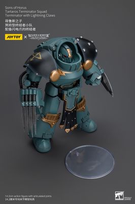 PRE-ORDER Joy Toy Warhammer 40k Sons Of Horus Tartaros Terminator Squad Terminator With Lightning Claws