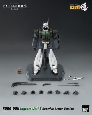 PRE-ORDER ThreeZero Patlabor 2: The Movie - ROBO-DOU Ingram Unit 3 Reactive Armor Version
