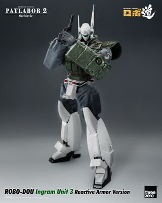 PRE-ORDER ThreeZero Patlabor 2: The Movie - ROBO-DOU Ingram Unit 3 Reactive Armor Version