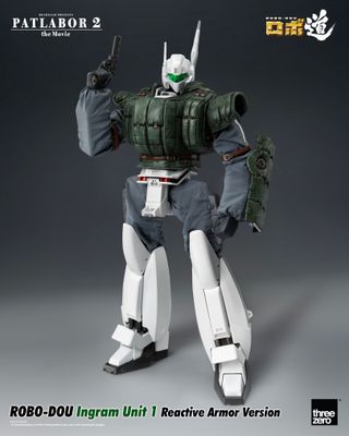 PRE-ORDER ThreeZero Patlabor 2: The Movie - ROBO-DOU Ingram Unit 1 Reactive Armor Version