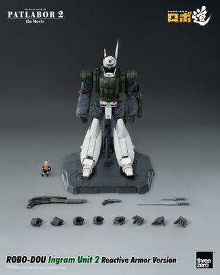 PRE-ORDER ThreeZero Patlabor 2: The Movie - ROBO-DOU Ingram Unit 2 Reactive Armor Version