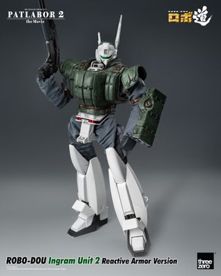 PRE-ORDER ThreeZero Patlabor 2: The Movie - ROBO-DOU Ingram Unit 2 Reactive Armor Version