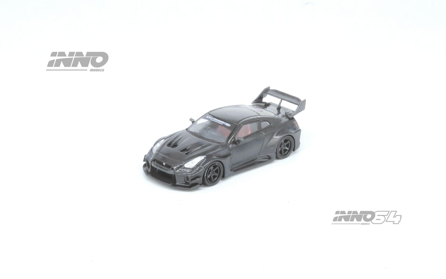 PRE-ORDER Tiny 1/64 Die-Cast NISSAN GT-R (R35) LBWK SUPER SILHOUETTE 35GT-RR Full Carbon