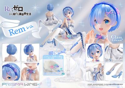 PRE-ORDER Prime 1 Studio PRISMA WING Re:ZERO -Starting Life in Another World- Rem Glass Edition 1/7 Scale Pre-Painted Figure