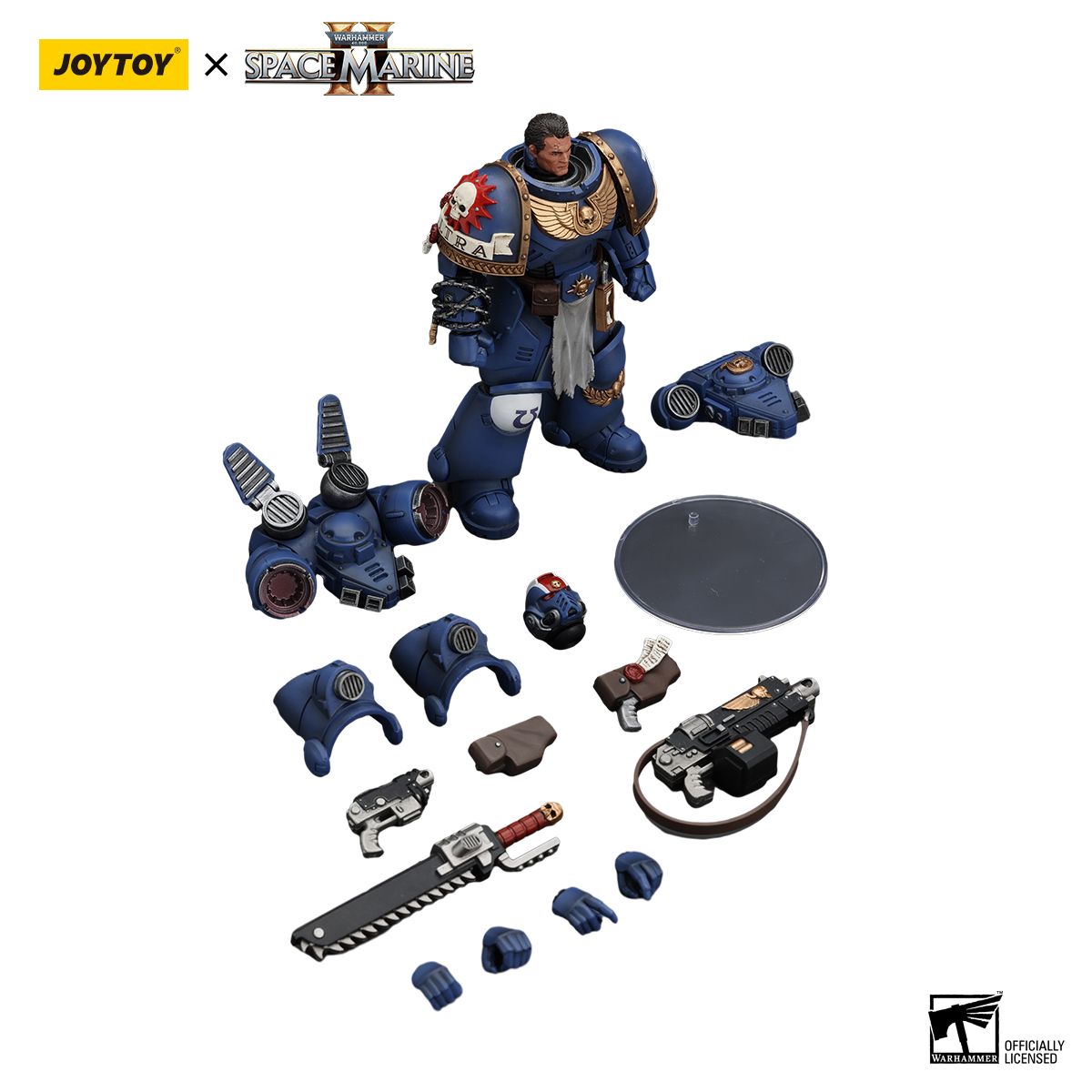 PRE-ORDER Joy Toy Warhammer 40k Ultramarines Lieutenant Titus