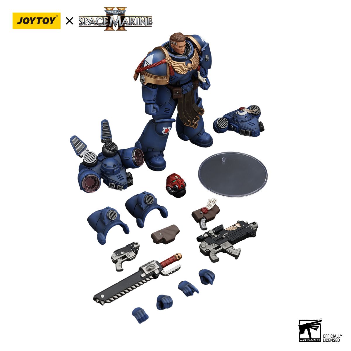 PRE-ORDER Joy Toy Warhammer 40k Uitramarines Sergeant Gadriel