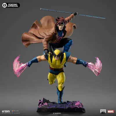 PRE-ORDER Iron Studios Gambit &amp; Wolverine X-Men 97 Deluxe Art Scale 1/10