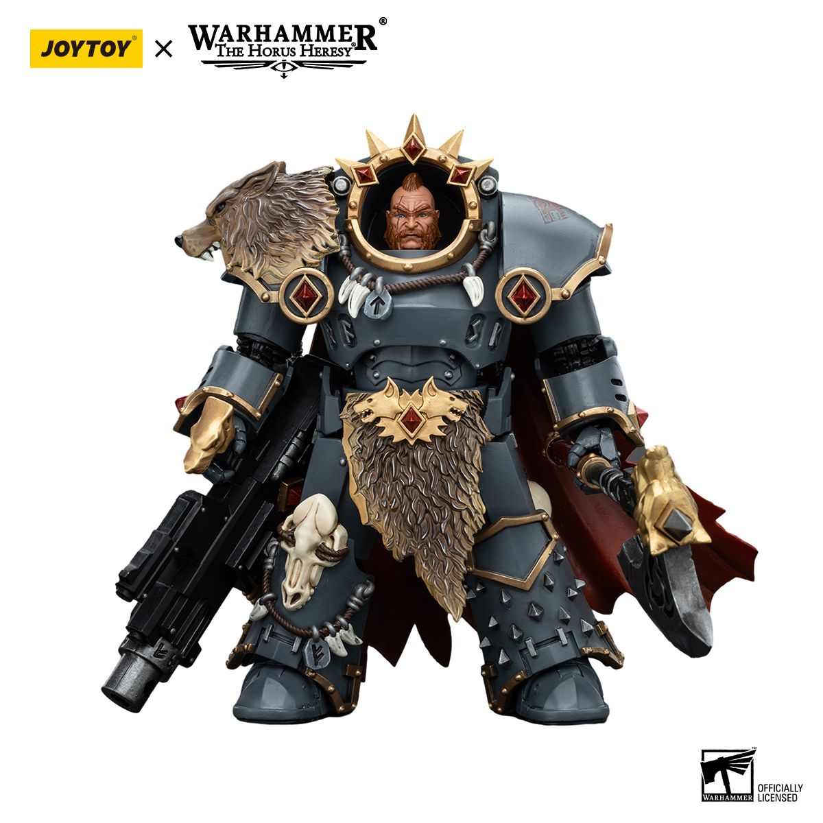 PRE-ORDER Joy Toy Warhammer 40k Space Wolves Hvarl Red-Blade