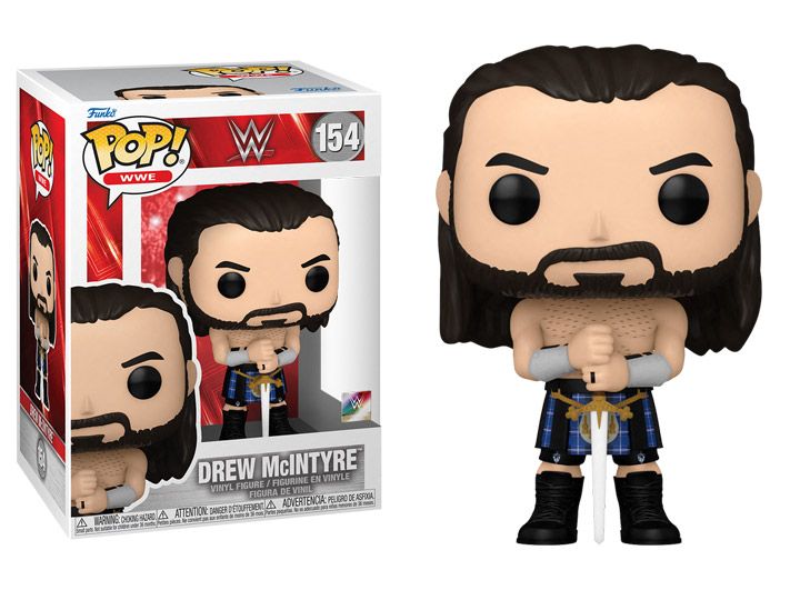 Funko WWE: Drew McIntyre Sword Pop! Vinyl Figure