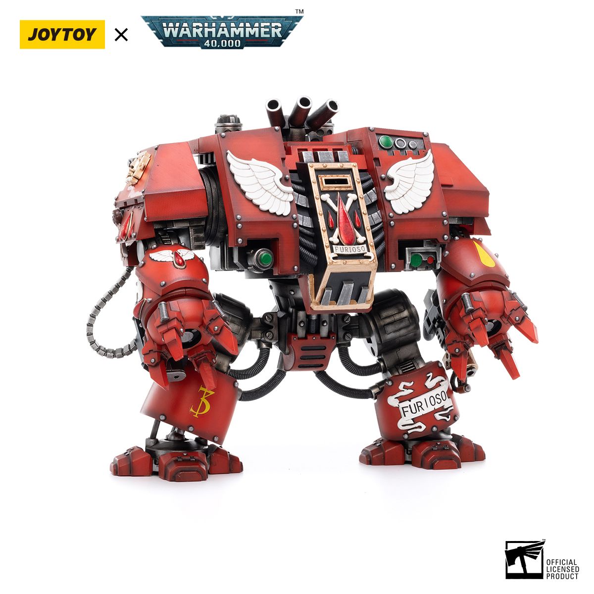 PRE-ORDER Joy Toy Warhammer Blood Angels Furioso Dreadnought Brother Samel (reproduction 2025)