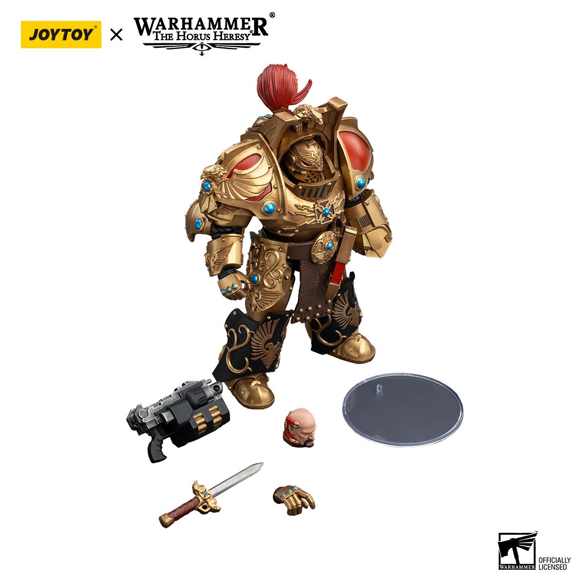 PRE-ORDER Joy Toy Warhammer 40k Legio Custodes Aquilon Terminator Squad Aquilon with Lastrum Storm Bolter