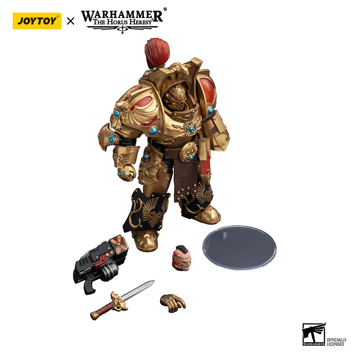 PRE-ORDER Joy Toy Warhammer 40k Legio Custodes Aquilon Terminator Squad Aquilon with twin-linked Adrathic Destructor