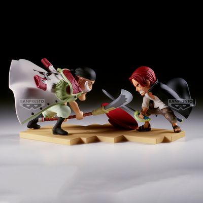 PRE-ORDER Banpresto One Piece World Collectable Figure Log Stories Edward Newgate vs Shanks
