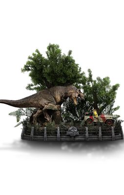 PRE-ORDER Iron Studios T-Rex Chase Demi Art Scale 1/20