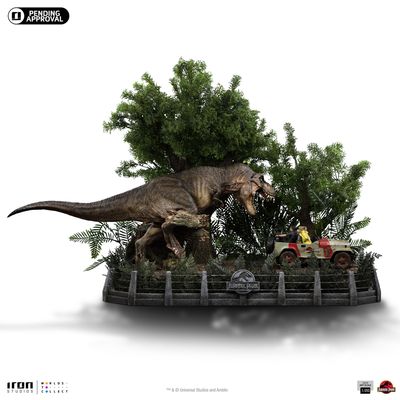 PRE-ORDER Iron Studios T-Rex Chase Demi Art Scale 1/20