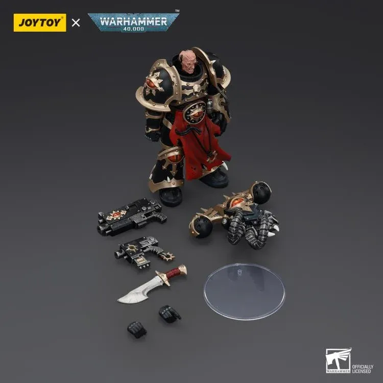 PRE-ORDER Joy Toy Warhammer 40k Chaos Space Marines Black Legion Chosen with Bolt Pistol and Power Fist