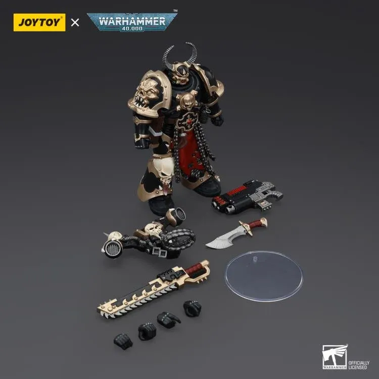 PRE-ORDER Joy Toy Warhammer 40k Chaos Space Marines Black Legion Chosen with Comi-melta and chainsword