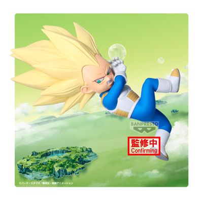 PRE-ORDER Banpresto Dragon Ball Daima Super Saiyan 3 Vegeta Mini Figure with Panel