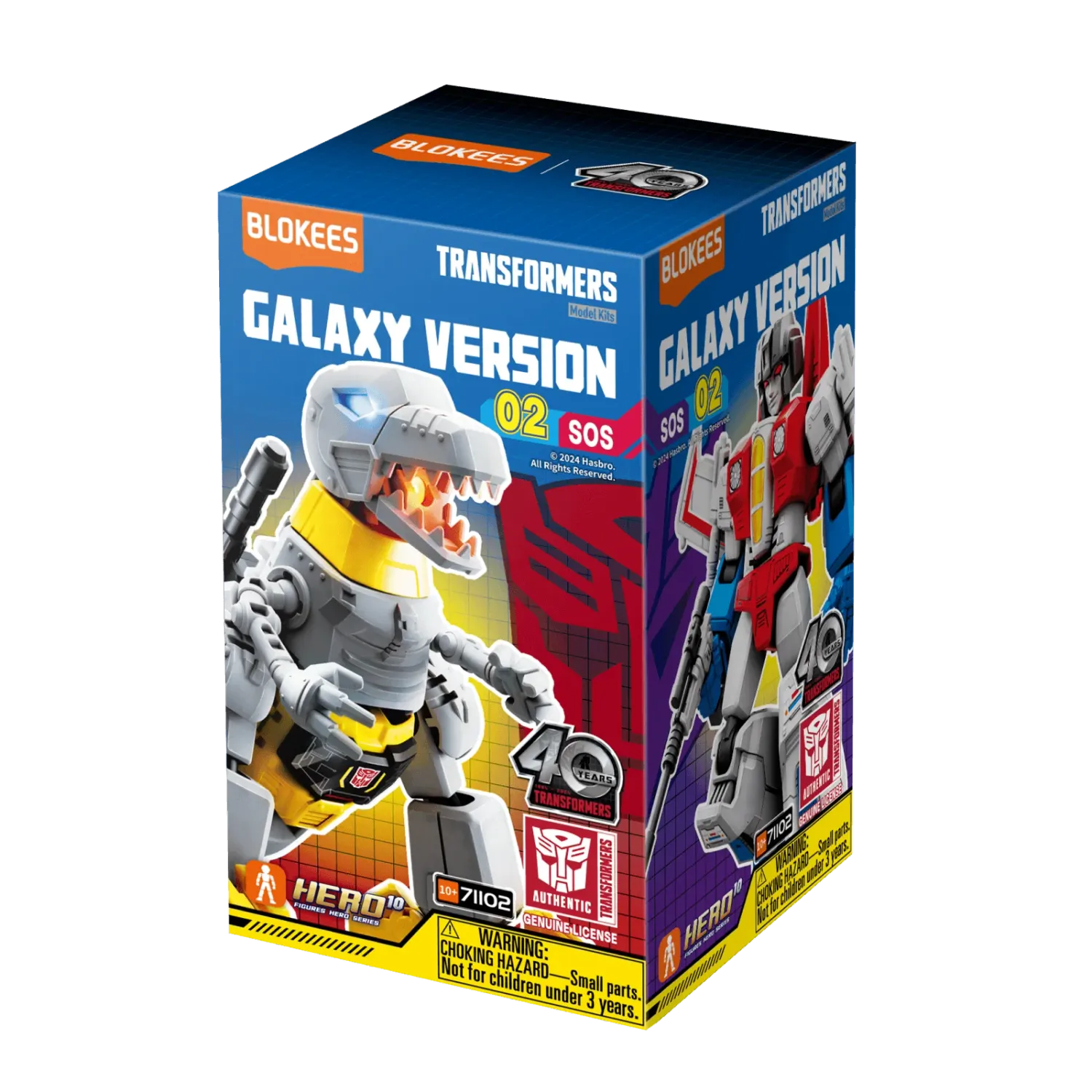 PRE-ORDER Blokees Transformers Galaxy Version 02 SOS Blind Box Figure