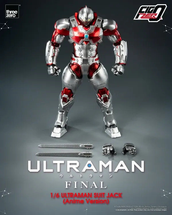 PRE-ORDER ThreeZero FigZero Ultraman Suit Jack Anime Version 1/6th Scale Figure