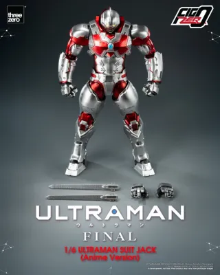 PRE-ORDER ThreeZero FigZero Ultraman Suit Jack Anime Version 1/6th Scale Figure