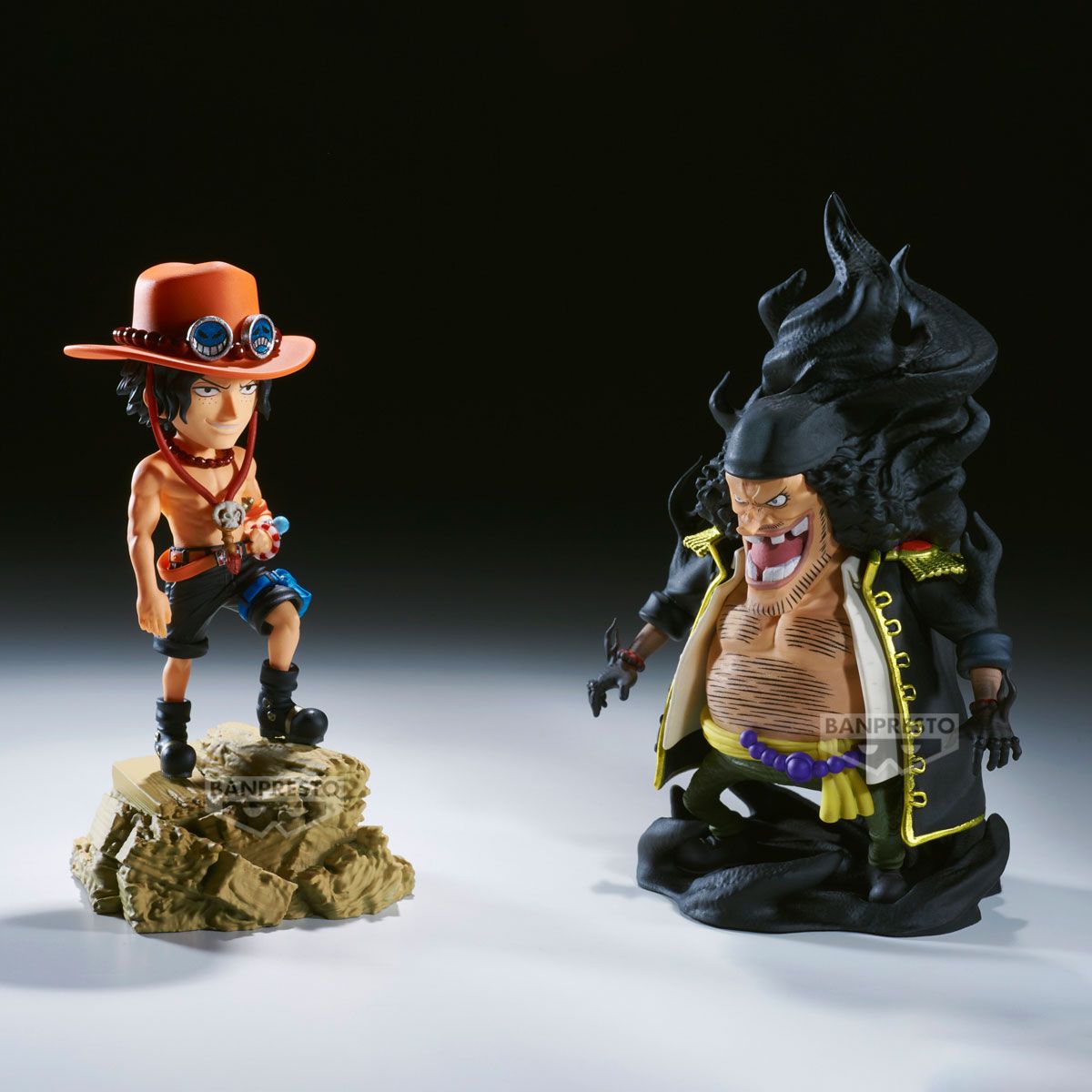 PRE-ORDER Banpresto One Piece World Collectable Figure Log Stories Portgas D. Ace vs. Marshall D. Teach