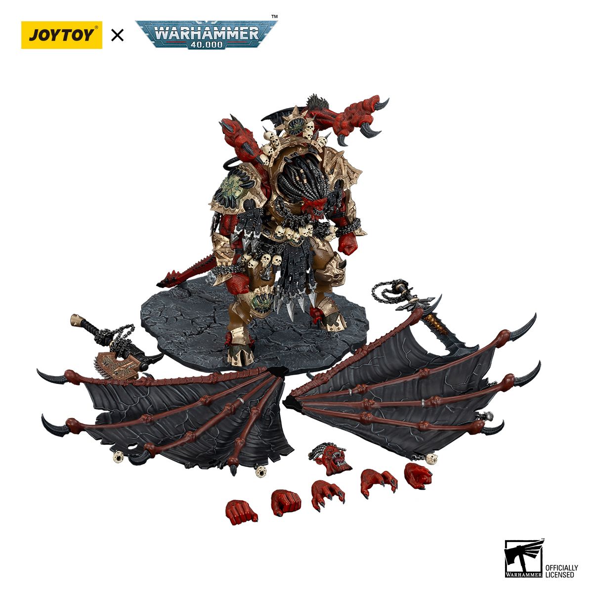 PRE-ORDER Joy Toy Warhammer 40k World Eaters Angron Daemon Primarch of Khorne