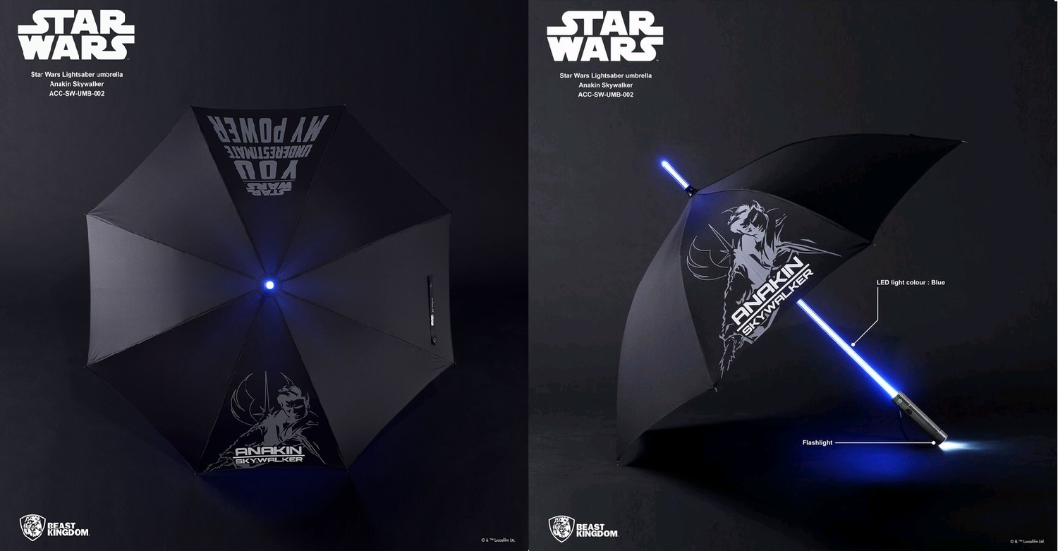 star wars lightsaber umbrella