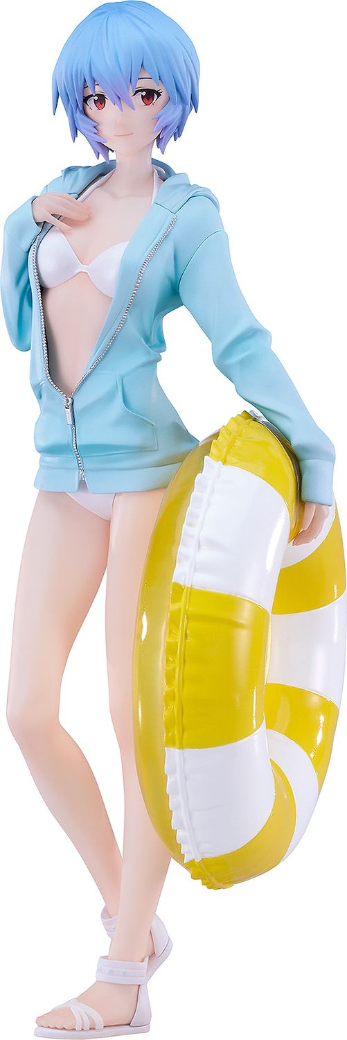 PRE-ORDER Good Smile Pop Up Parade Beach Queens Rebuild of Evangelion - Rei Ayanami L Size
