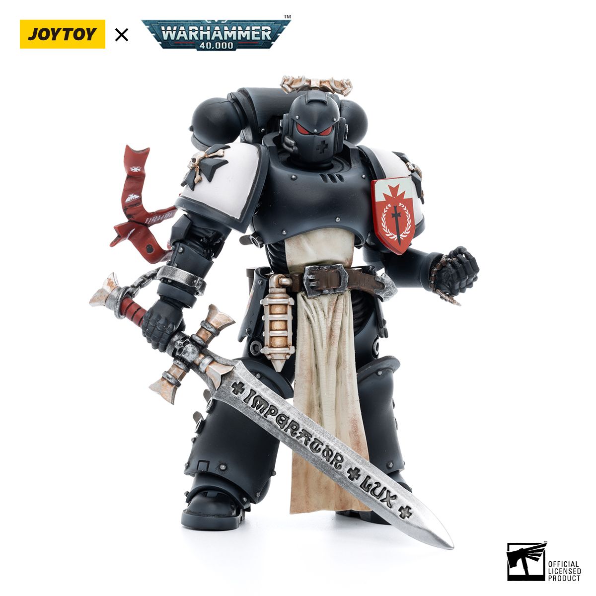 PRE-ORDER Joy Toy Warhammer 40k Black Templars The Emperors Champion Rolantus (2025)