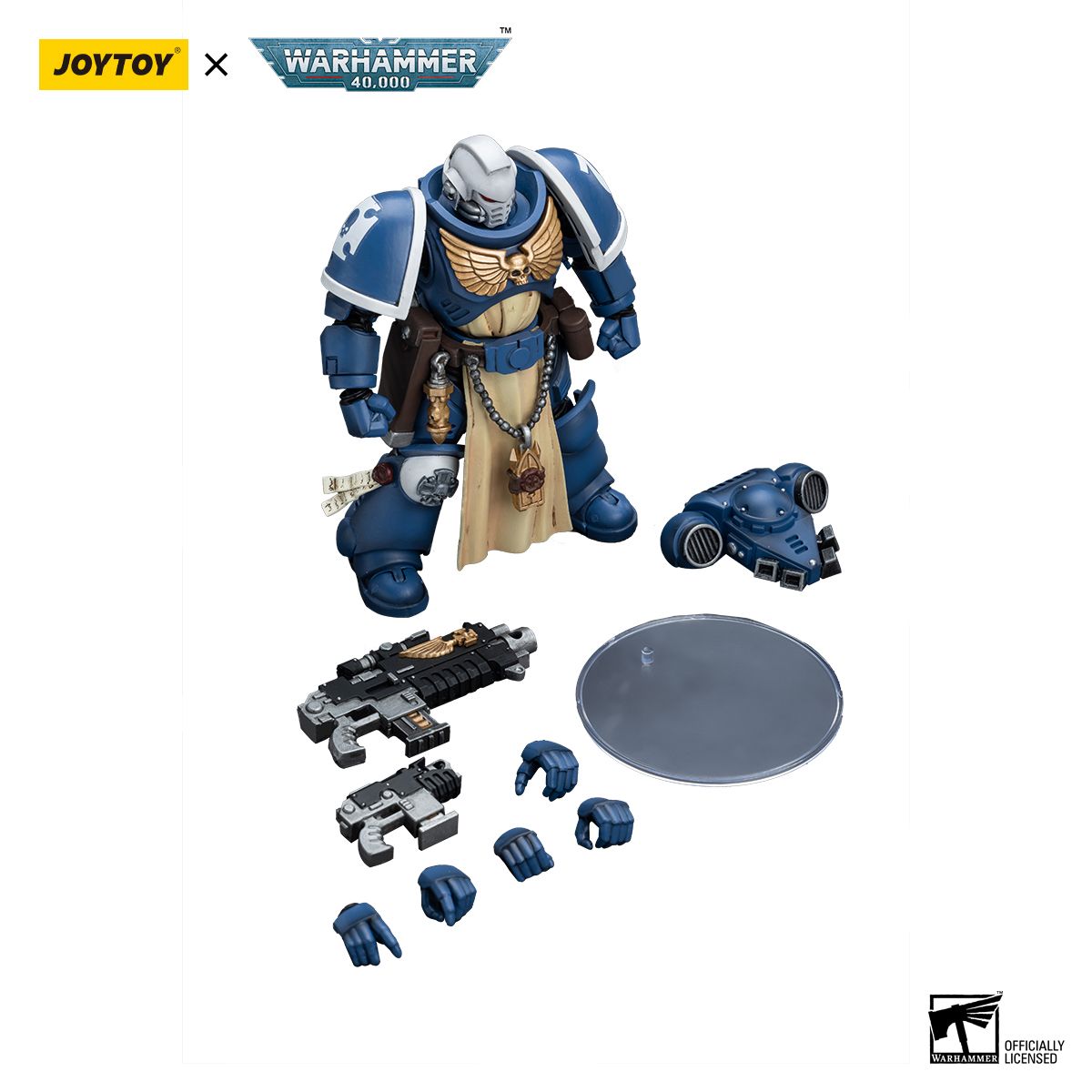 PRE-ORDER Joy Toy Warhammer 40k Ultramarines Sternguard with Bolt Rifle (