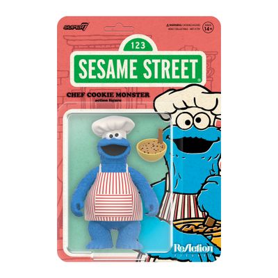 PRE-ORDER Super7 Seasme Street Reaction Figures Wave 04 - Chef Cookie