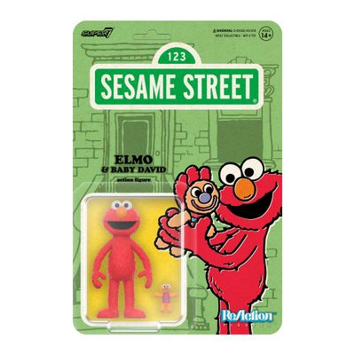 PRE-ORDER Super7 Seasme Street Reaction Figures Wave 04 - Elmo