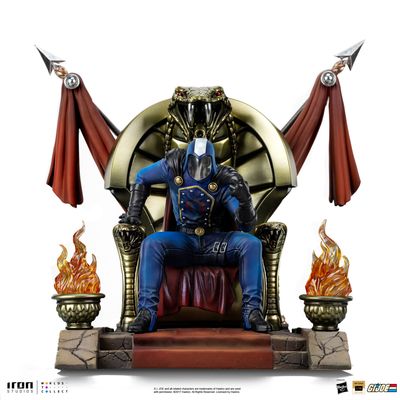 PRE-ORDER Iron Studios Cobra Commander Deluxe Art Scale 1/10