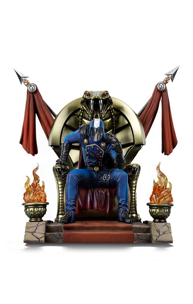 PRE-ORDER Iron Studios Cobra Commander Deluxe Art Scale 1/10