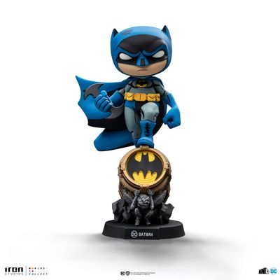 PRE-ORDER Iron Studios Batman on Batsignal (Blue Variant) Mini Co