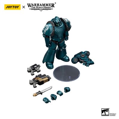 PRE-ORDER Joy Toy Warhammer 40k Alpha Legion Headhunter With Banestrike Combi-Bolter And Power Dagger