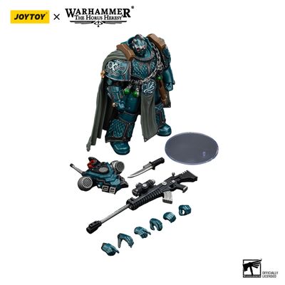 PRE-ORDER Joy Toy Warhammer 40k Alpha Legion Exodus &#39;The One who is Many’ With Sniper Rifle And Power Dagger