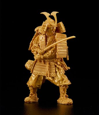 PRE-ORDER Good Smile Plamax Kamakura Period Armored Warriord 1/2 Gold Color Edition Plastic Model Kit