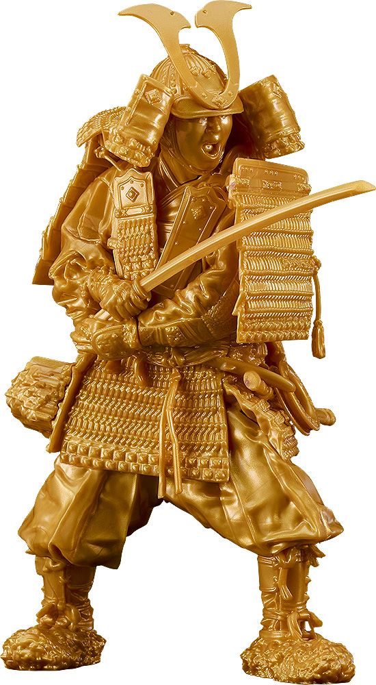 PRE-ORDER Good Smile Plamax Kamakura Period Armored Warriord 1/2 Gold Color Edition Plastic Model Kit