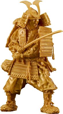 PRE-ORDER Good Smile Plamax Kamakura Period Armored Warriord 1/2 Gold Color Edition Plastic Model Kit