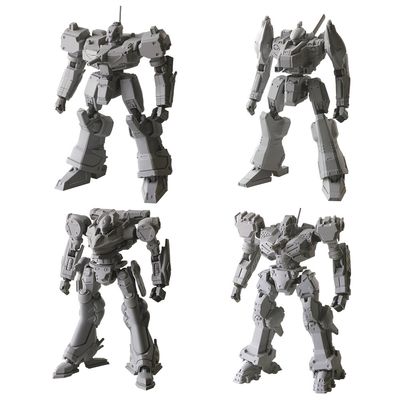 PRE-ORDER Kotobukiya Armored Core Structure Arts Non Scale Plastic Model Kit Series Vol. 1 Plastic Model Kit