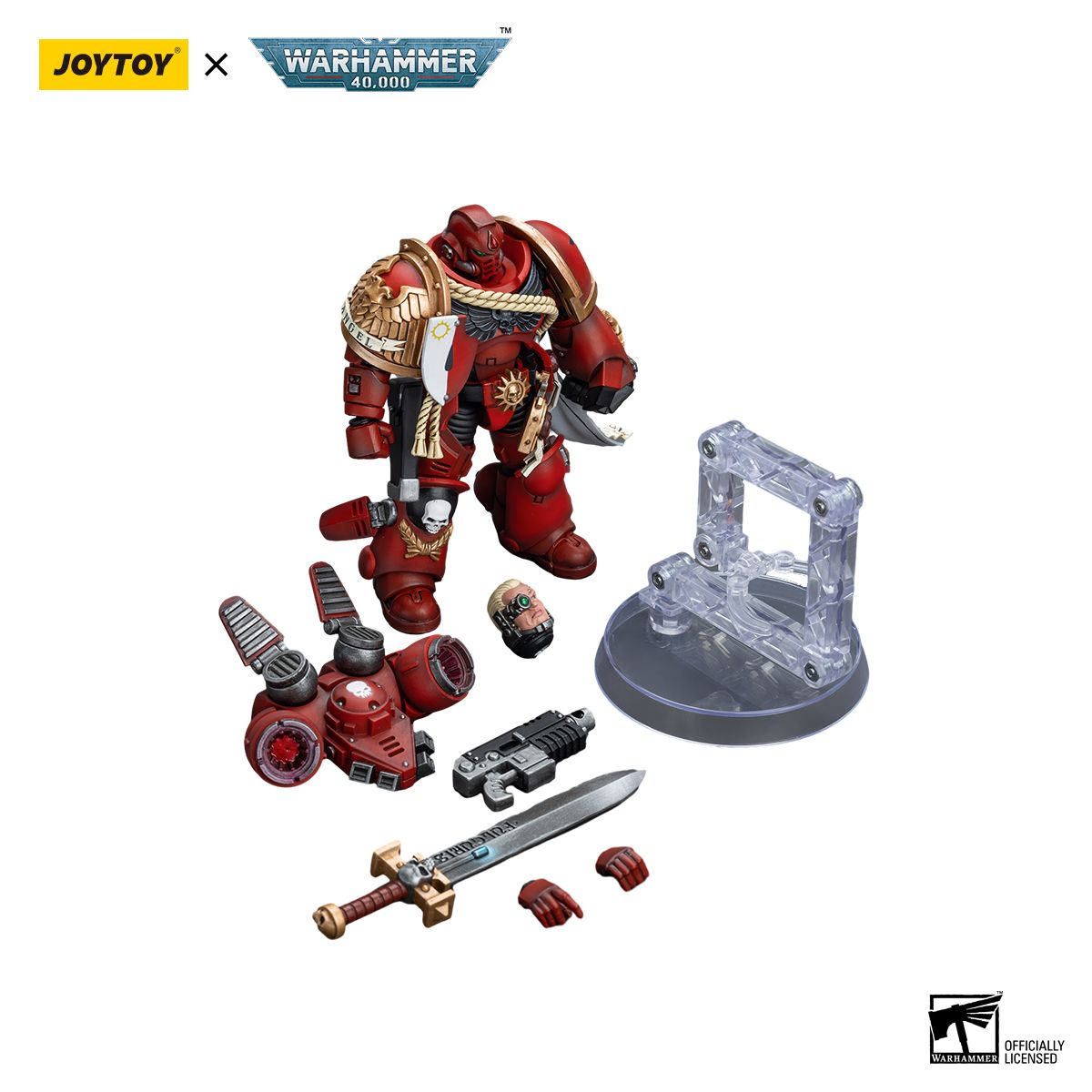 PRE-ORDER Joy Toy Warhammer 40k Blood Angels Captain with Jump Pack