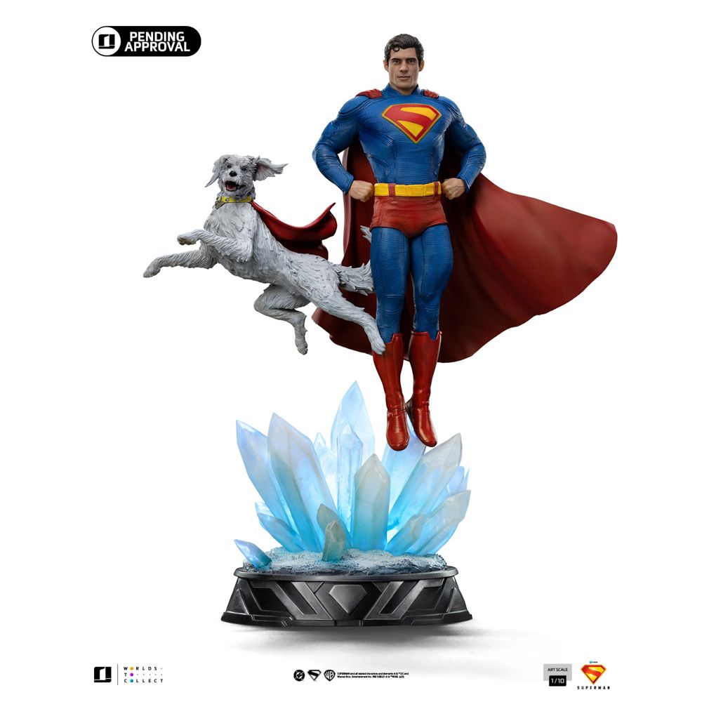 PRE-ORDER Iron Studios Superman &amp; Krypto - Superman Legacy Art Scale 1/10