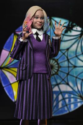 PRE-ORDER NECA Wednesday - Wednesday Addams (Nevermore Uniform) and Enid 2 Pack 8" Clothed Action Figure