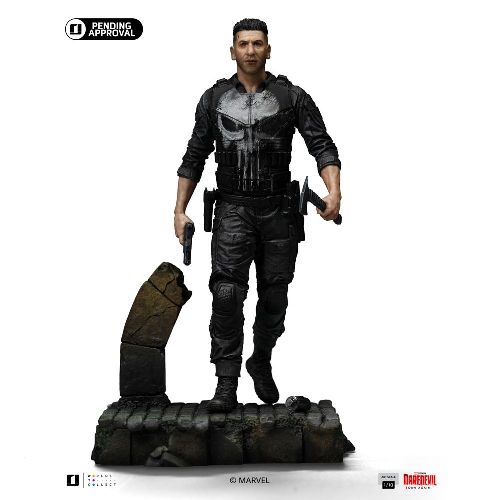 PRE-ORDER Iron Studios Punisher Art - Daredevil Born Again Scale 1/10