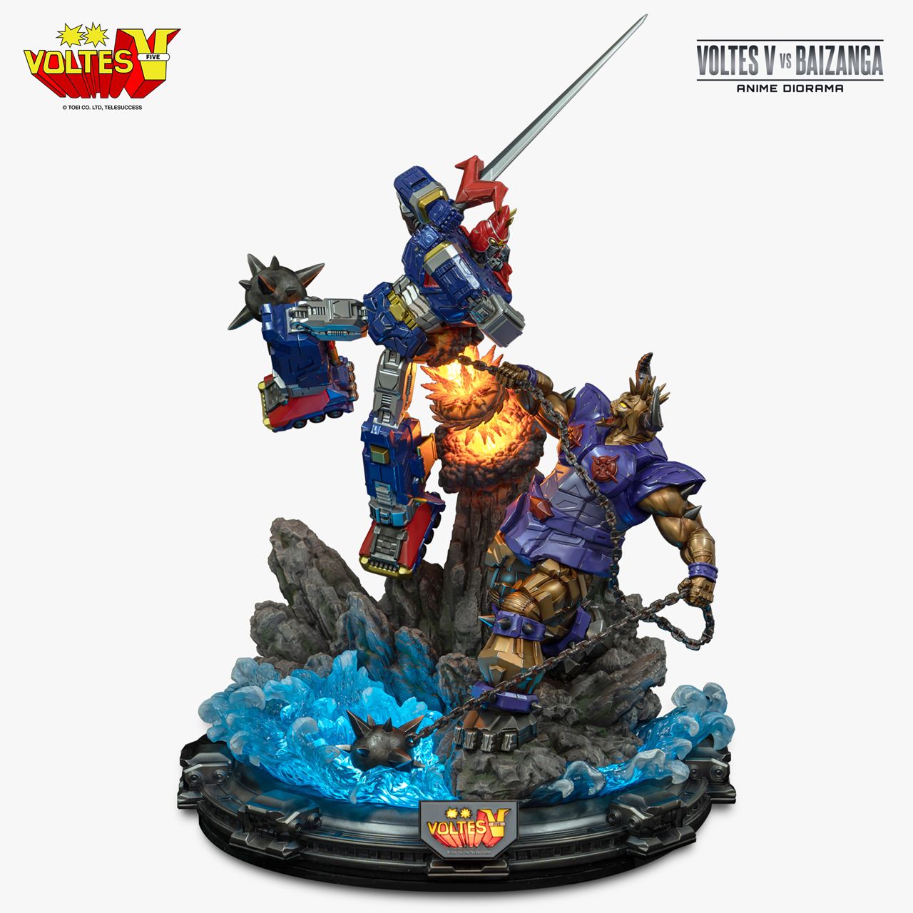 PRE-ORDER Toei Voltes V vs. Baizanga Anime Diorama
