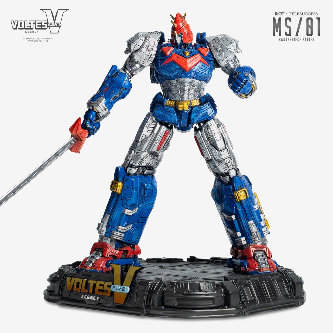 PRE-ORDER Toei Voltes V Legacy Masterpiece Series MS/01 51cm (by Riot x Telesuccess)