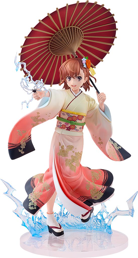 PRE-ORDER Good Smile A Certain Scientific Railgun T - Mikoto Misaka Furisode Kimono Ver. 1/7th Scale Figure